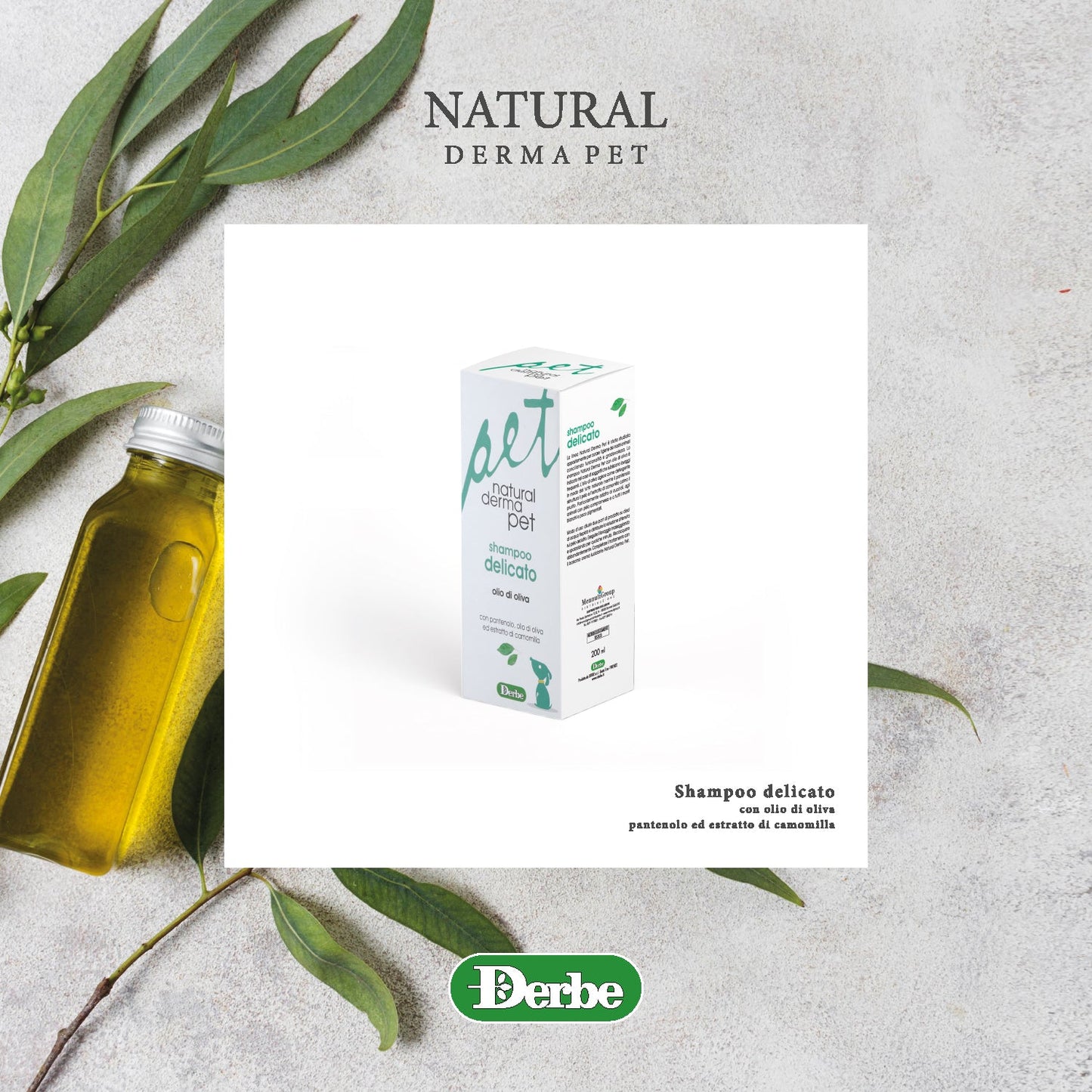 Dog Shampoo β Frequent Use with Olive Oil & Chamomile β 200ml