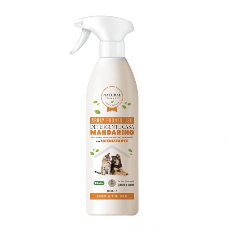 Mandarin scent pet odor spray for beds and surfaces – 500ml