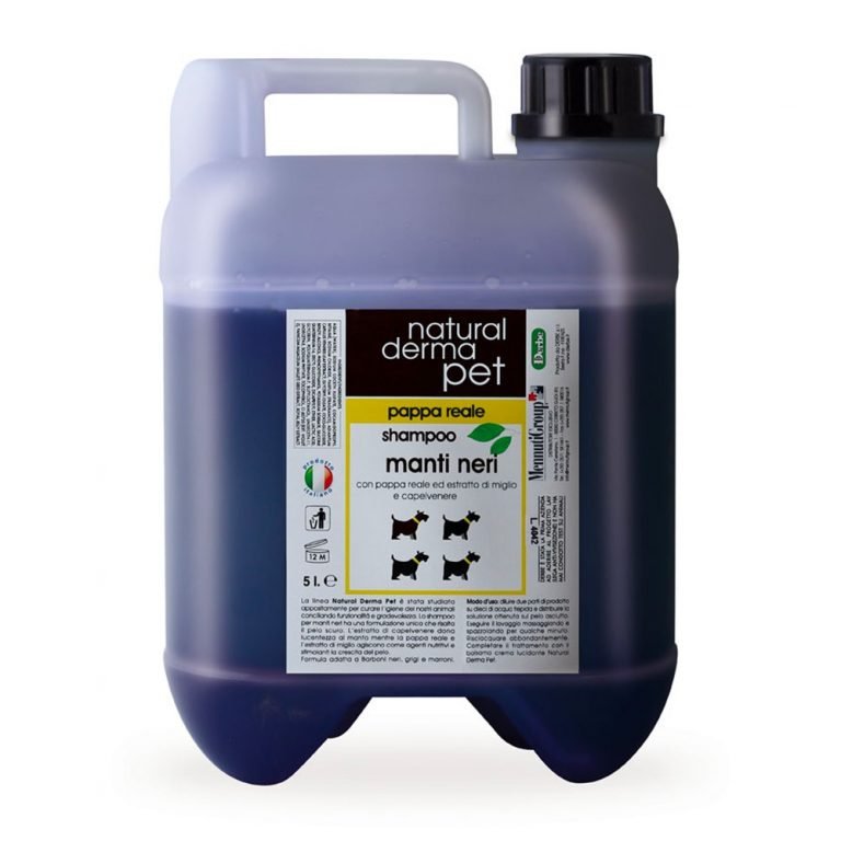 Szampon dla psów – do czarnej sierści z mleczkiem pszczelim i paprocią włosistą – 200 ml