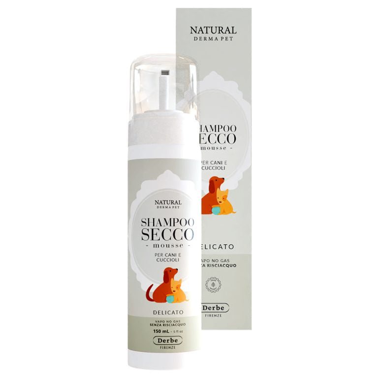 Puppy mousse dog shampoo with echinacea and goji berries