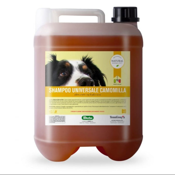 Dog shampoo for all coat types with chamomile – 10L