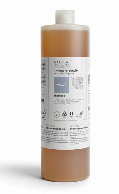 Ülimalt õrn kutsika šampoon riisiproteiini ja kummeliga