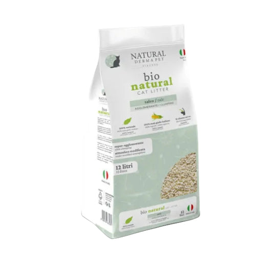 Natural Yellow Corn Litter Talc Scented Cat Litter
