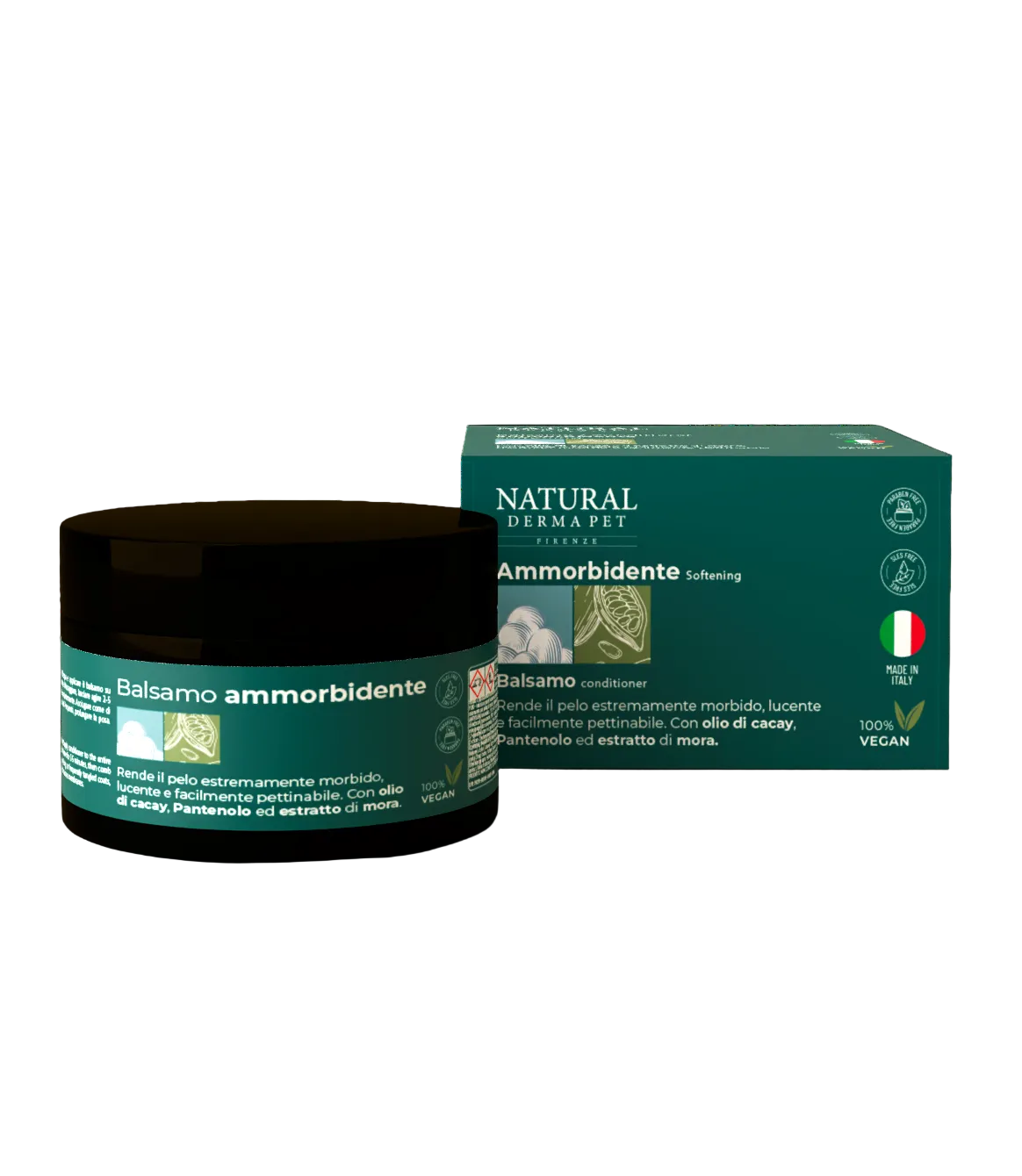 Odżywka zmiękczająca dla zwierząt, odżywcza formuła