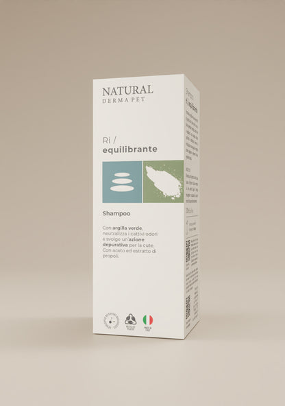 Dog Shampoo Rebalancing Green Clay and Propolis Formula