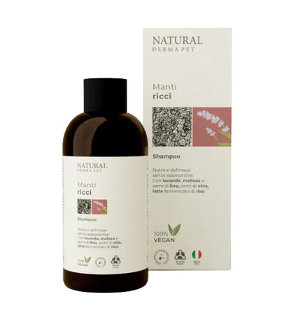 Natural Derma Pet Curly Coat Dog Shampoo Hydrating