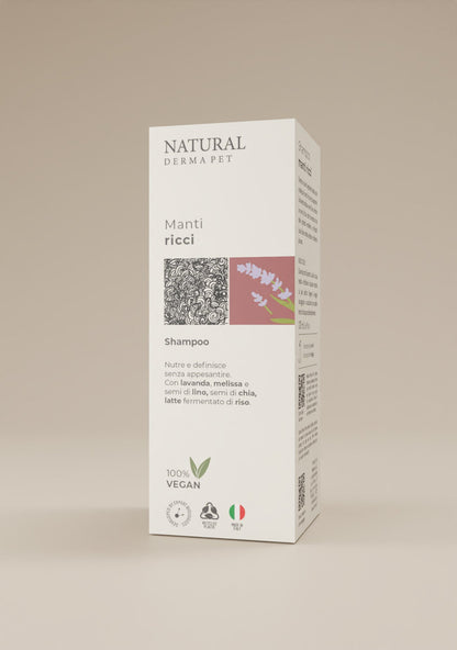 Natural Derma Pet Curly Coat Dog Shampoo Hydrating