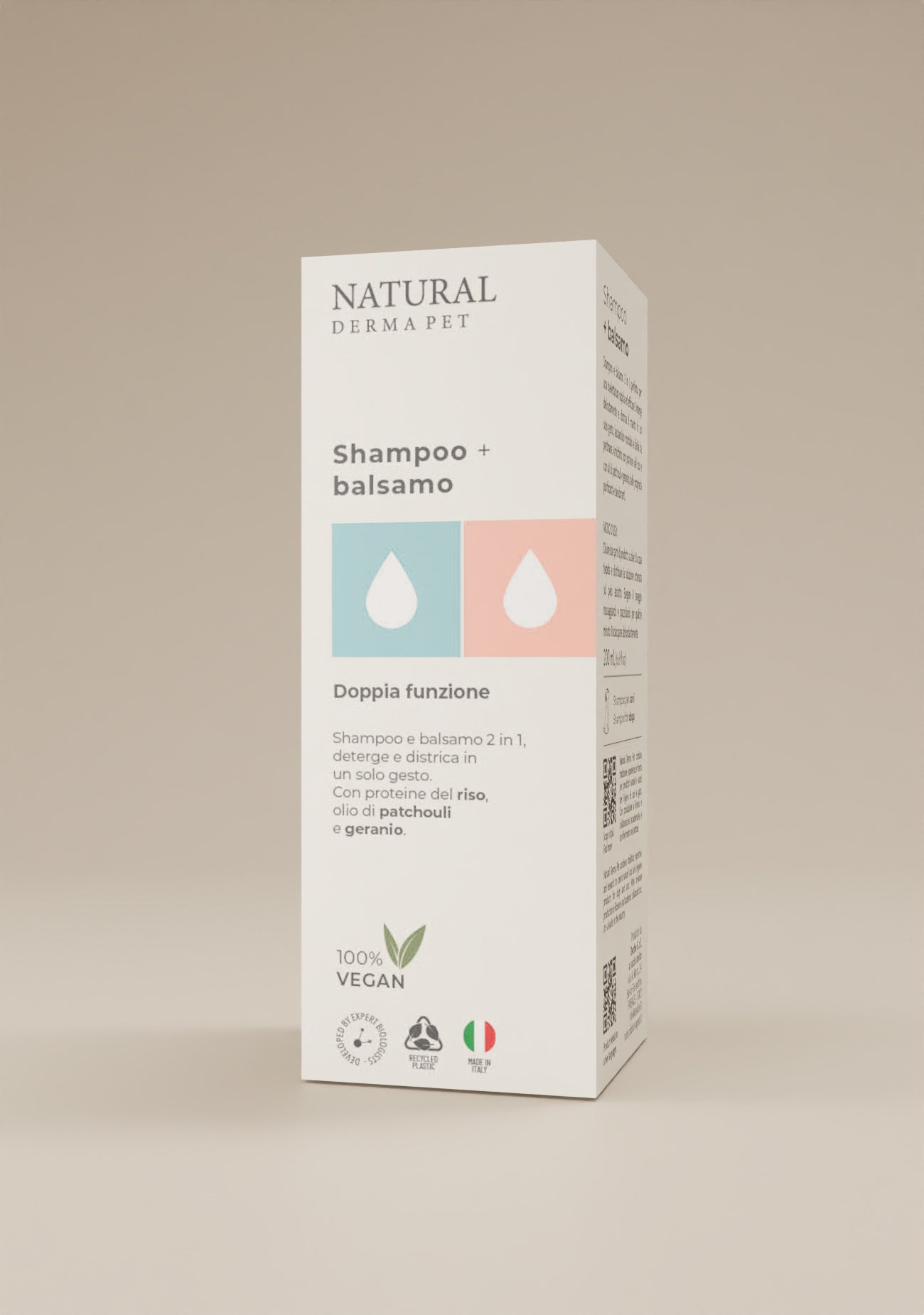 Pet Shampoo + Conditioner 2in1 – Gentle Cleansing & Deep Nourishment for All Coat Types