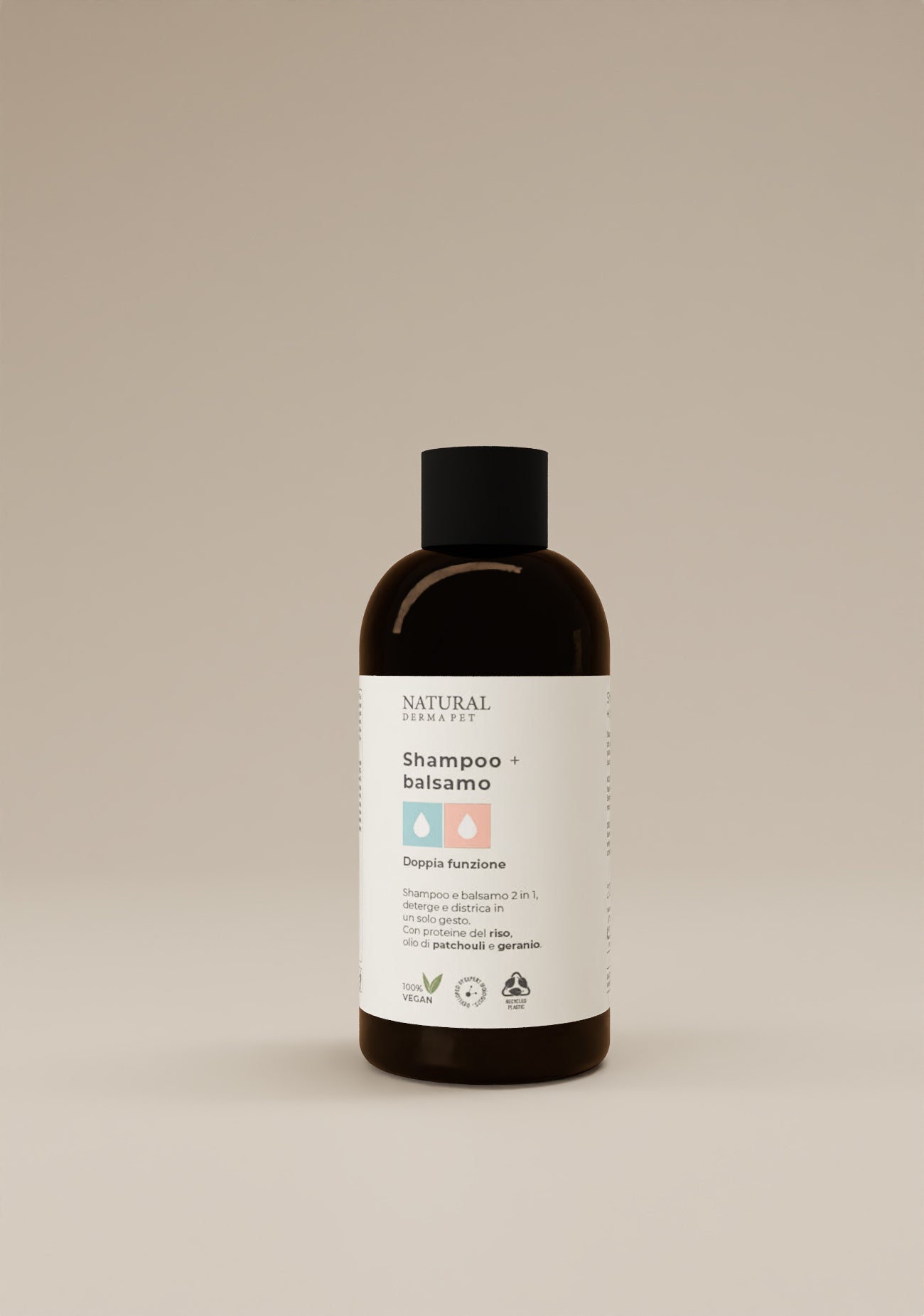 Pet Shampoo + Conditioner 2in1 – Gentle Cleansing & Deep Nourishment for All Coat Types