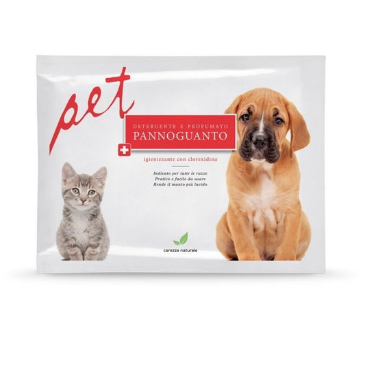 Wet Dog & Cat Cleaning Glove with Chlorhexidine – 1pc