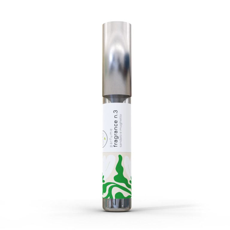 Bottle of dog and cat perfume for pets, scented with sandalwood & lily of the valley 15ml