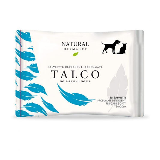 Wet dog and cat wipes with talcum fragrance – 35pcs