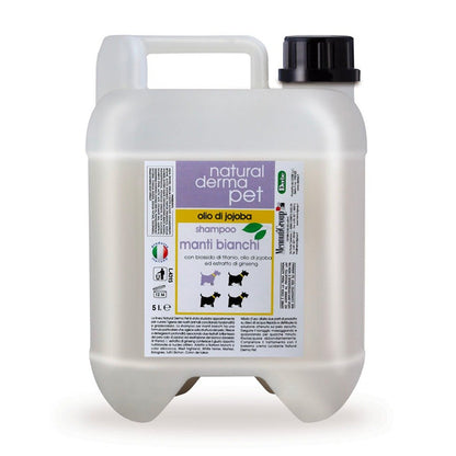 Szampon dla psa białej sierści z olejem jojoba i żeń-szeniem